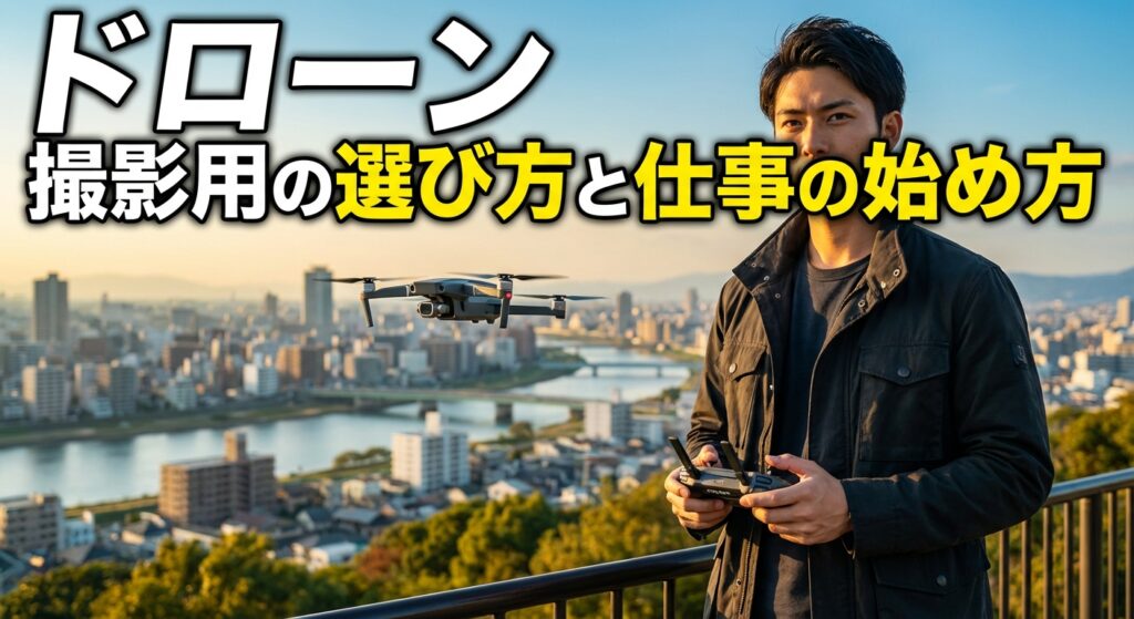 ドローン 撮影用の選び方と仕事の始め方