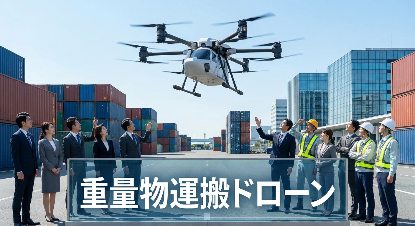 - 重量物運搬ドローンとは？価格・導入・法規制・未来