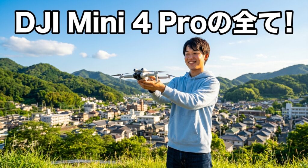 - DJI Mini 4 Proの全て！比較・価格・法規制を完全網羅