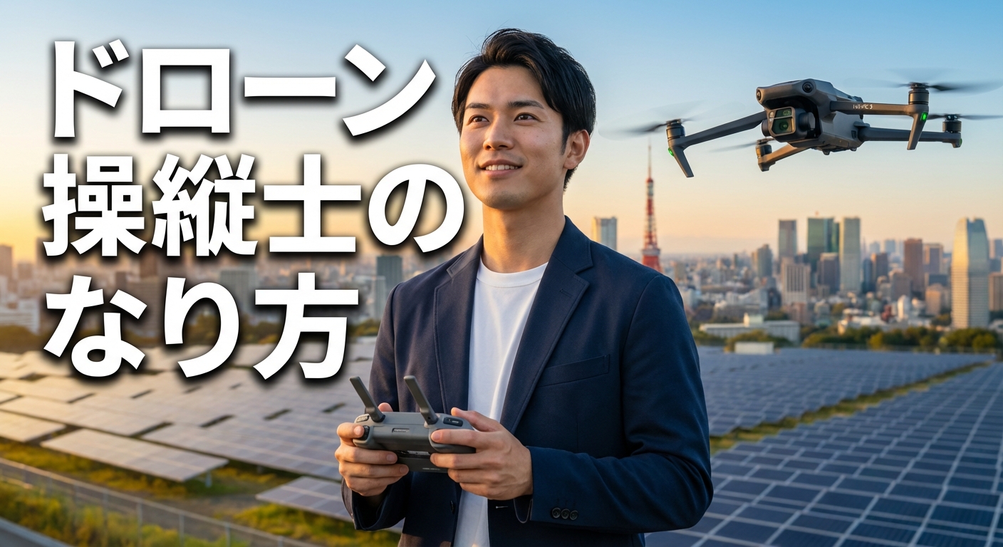 ドローン操縦士のなり方|資格・仕事・年収・キャリアパス
