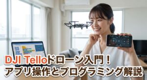 - DJI Telloドローン入門！アプリ操作とプログラミング解説
