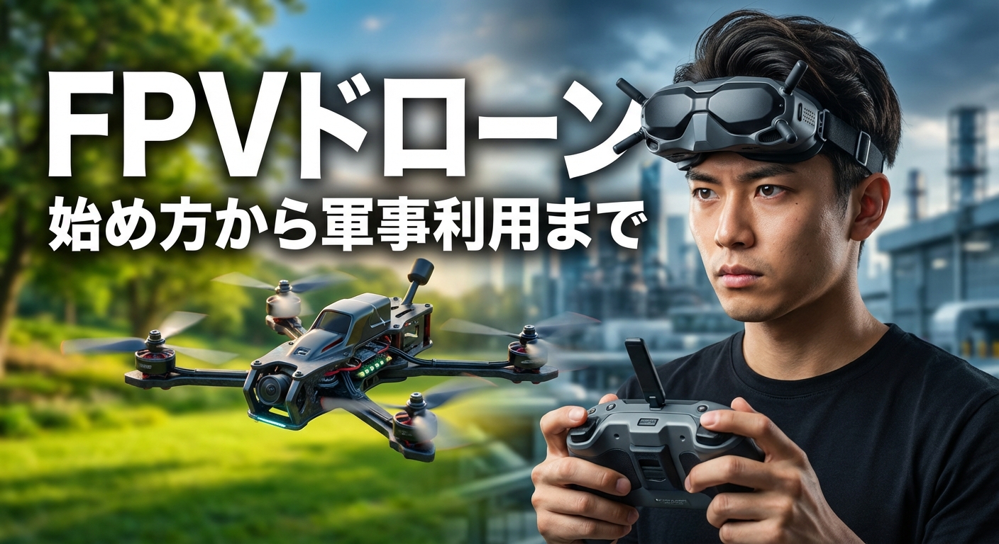 - FPVドローンとは?始め方から軍事利用まで徹底解説