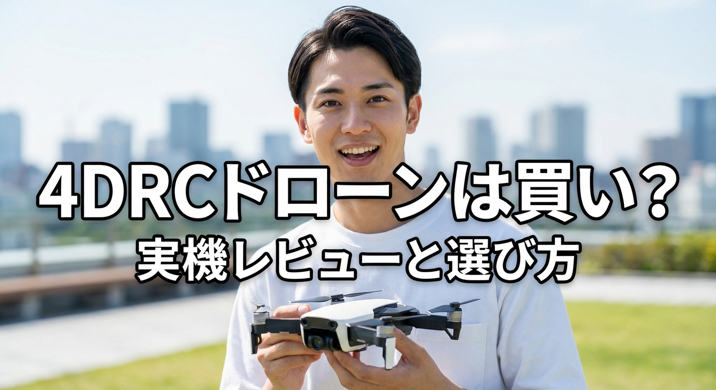 - 4DRCドローンは買い?実機レビューと選び方