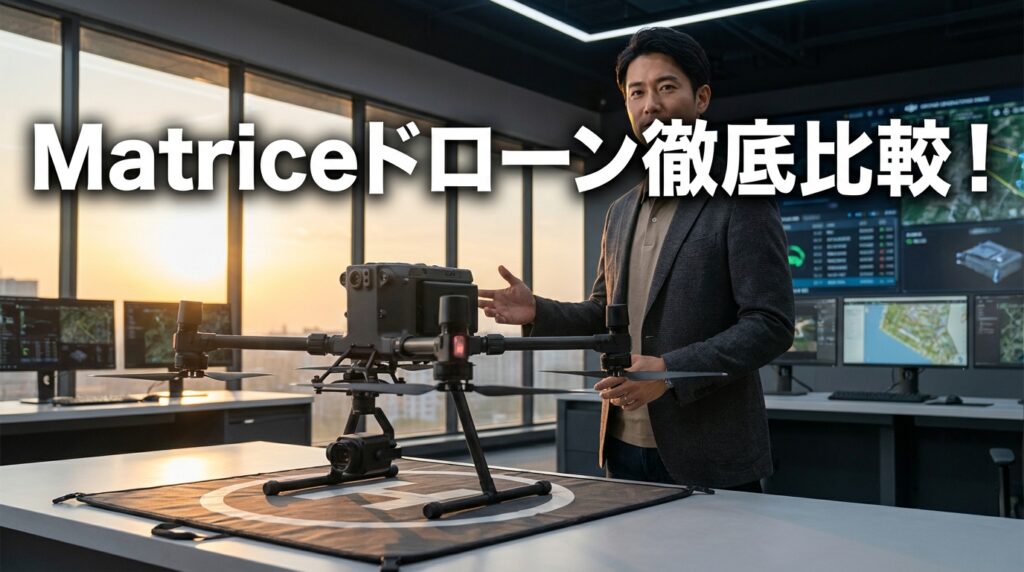 - Matriceドローン徹底比較！最適な選び方と導入ガイド