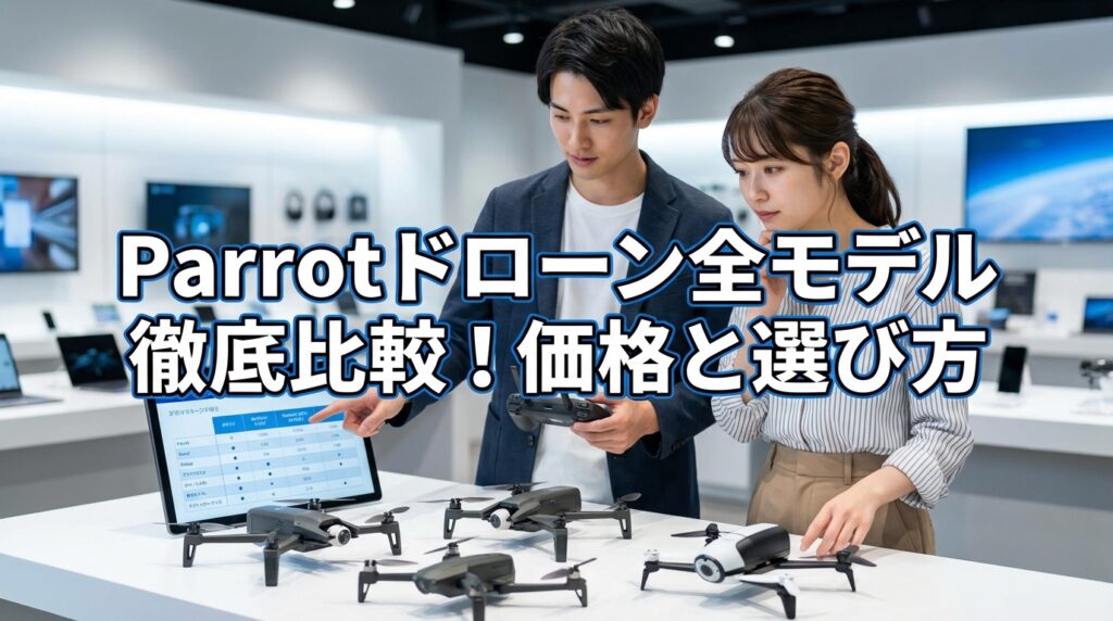 - Parrotドローン全モデル徹底比較！価格と選び方