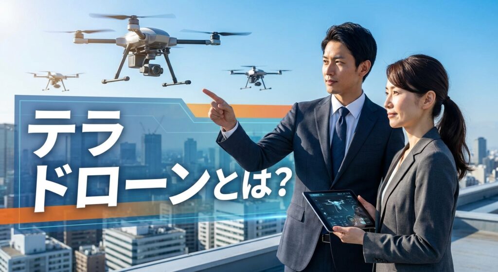 - テラ ドローンとは？世界をリードするドローンソリューション企業