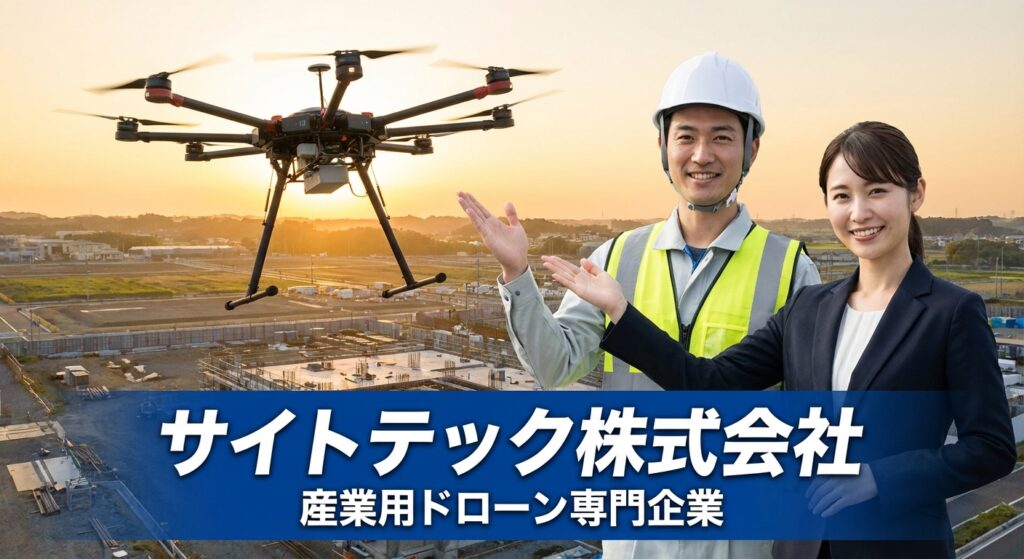 - サイトテック株式会社とは？産業用ドローン専門企業