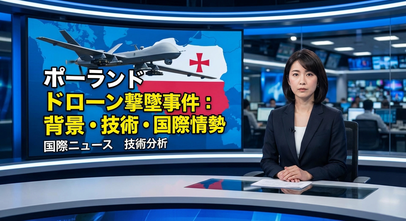 - ポーランド ドローン撃墜事件:背景・技術・国際情勢