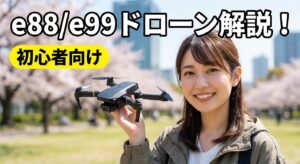 - e88/e99ドローン解説！初心者向け選び方と使い方