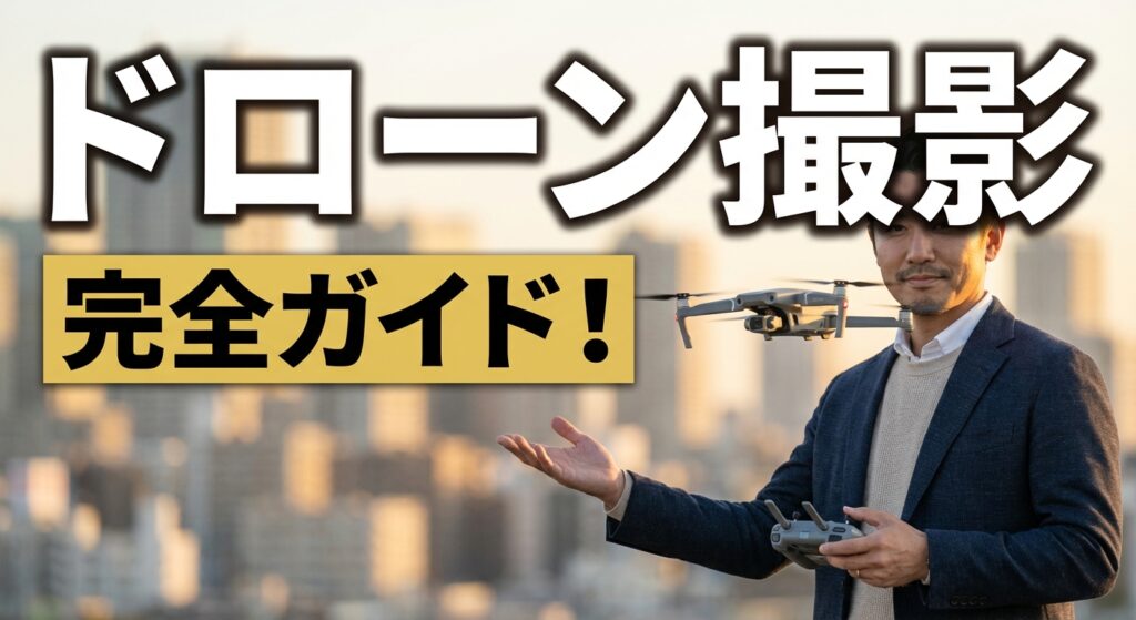 ドローン撮影の費用・法規制を完全ガイド！失敗しないプロ依頼