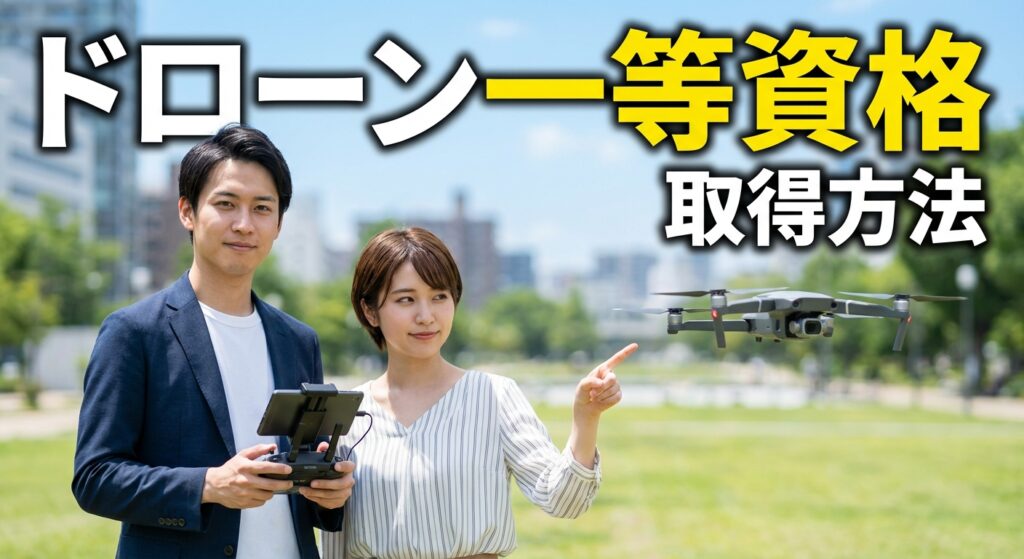 ドローン一等資格とは？費用・合格率と取得方法を解説