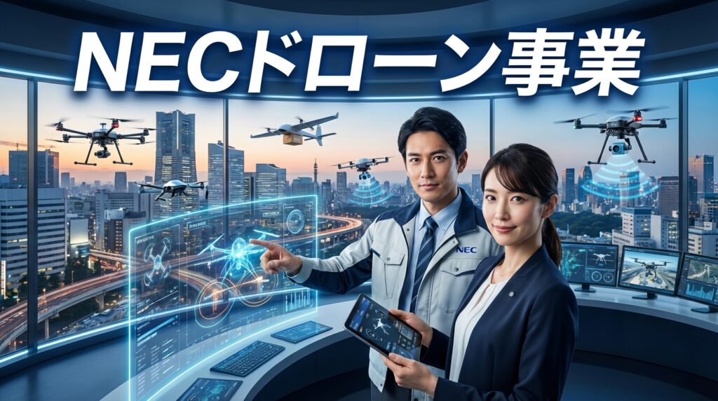 NECドローン事業の全体像と製品・技術・事例
