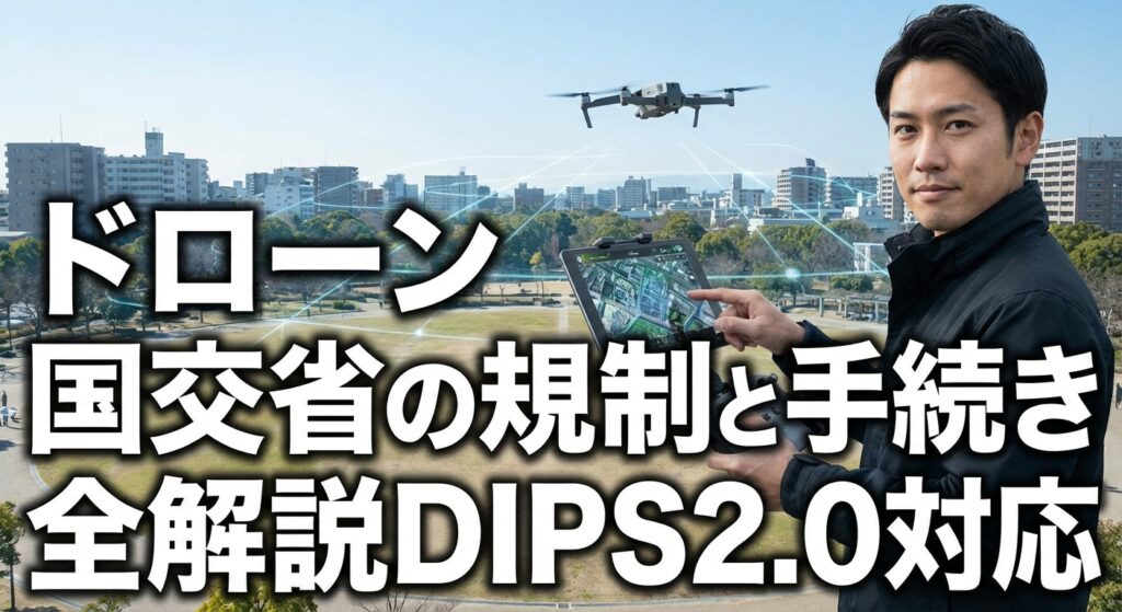 ドローン 国交省の規制と手続き全解説DIPS2.0対応