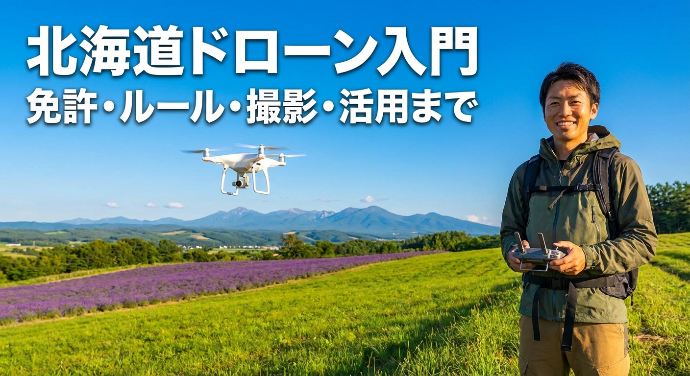 北海道ドローン入門 免許・ルール・撮影・活用まで
