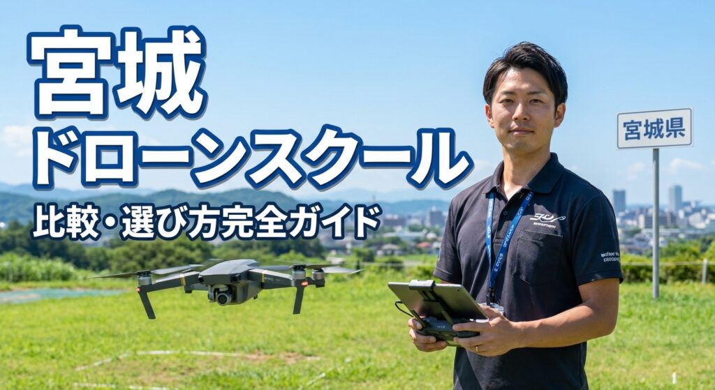 宮城 ドローンスクール徹底比較と選び方｜資格・費用・GAM仙台