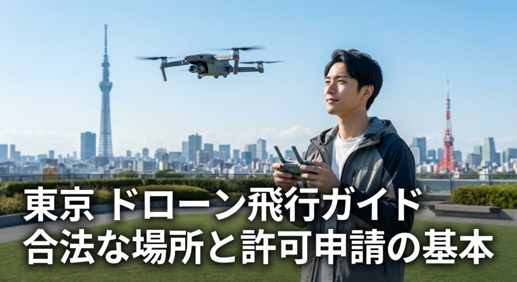 東京ドローン飛行ガイド合法な場所と許可申請の基本
