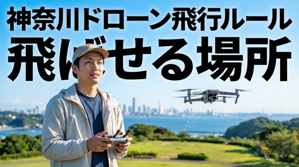 神奈川ドローン飛行ルールと許可申請、飛ばせる場所ガイド