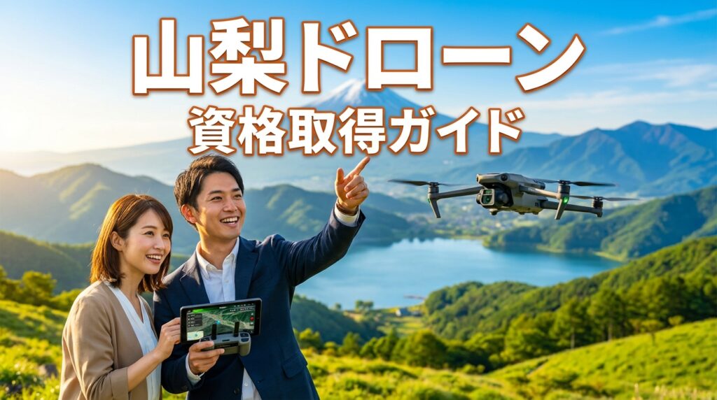 山梨ドローンの飛行ルールと空撮・点検費用、資格取得ガイド