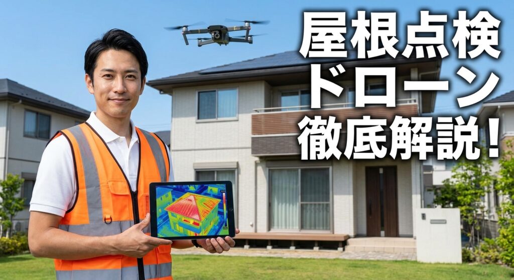 屋根点検ドローン徹底解説！依頼も自分で実施も