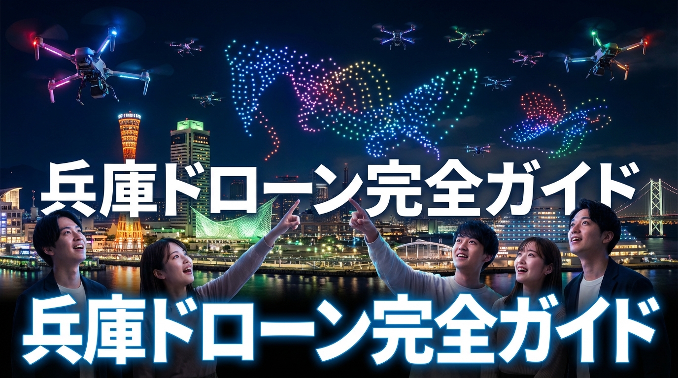兵庫ドローン完全ガイド｜スクール・事業者・神戸ドローンショーと規制