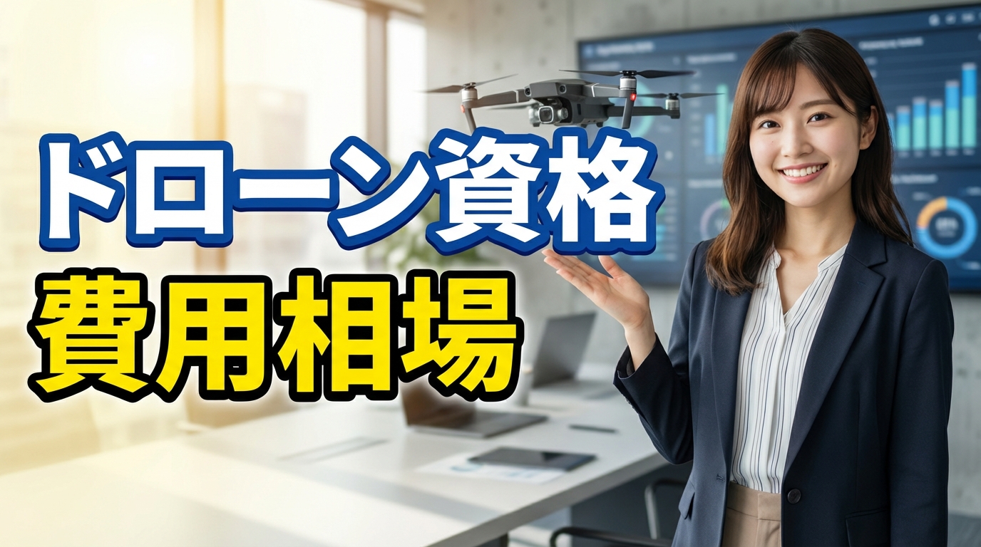 ドローン資格の種類と費用相場｜取得方法も解説