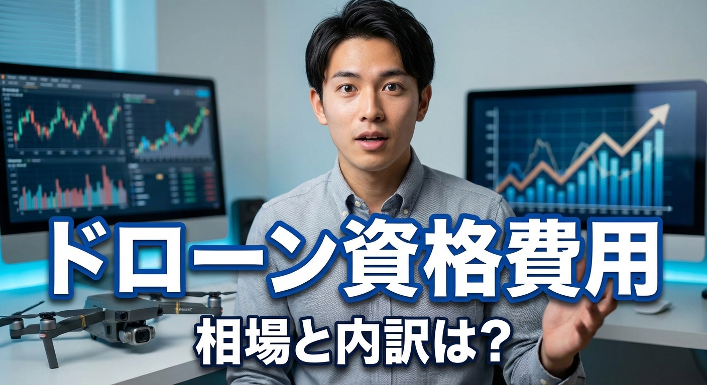 ドローン資格費用の相場と内訳は？国家・民間と求人も解説