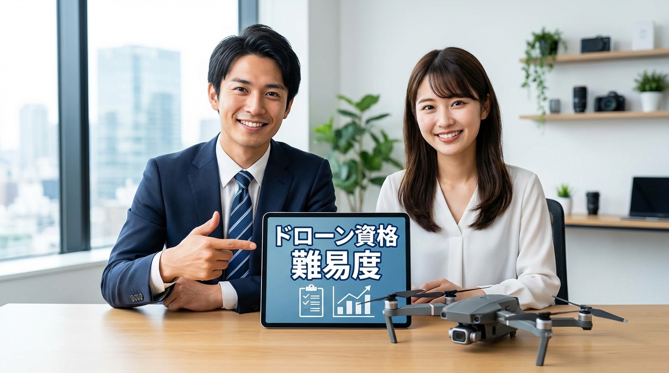 ドローン資格 難易度を徹底比較｜費用と補助金も解説