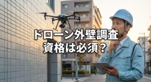 ドローン外壁調査の資格は必須？法制度と費用・業者選び