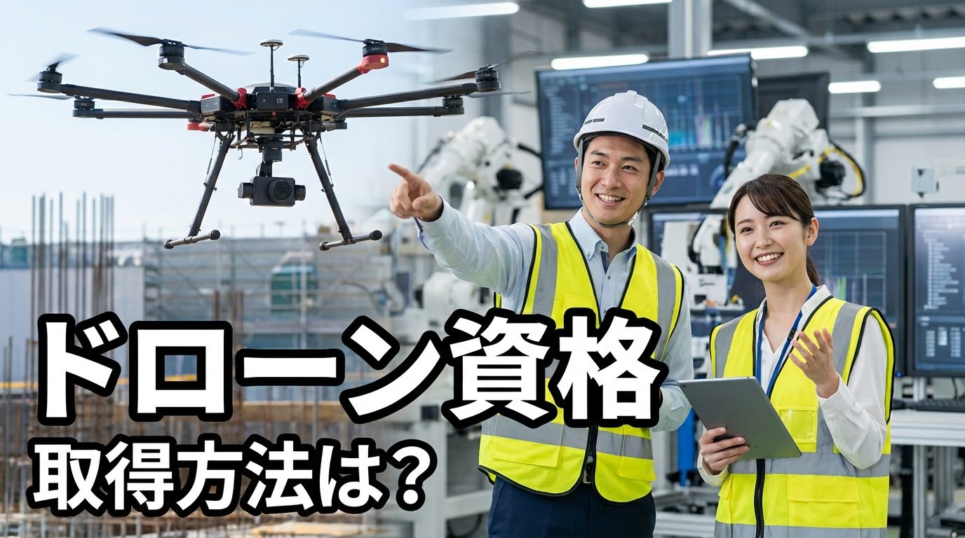 産業用ドローン資格の種類と取得方法は？費用や何歳からも解説