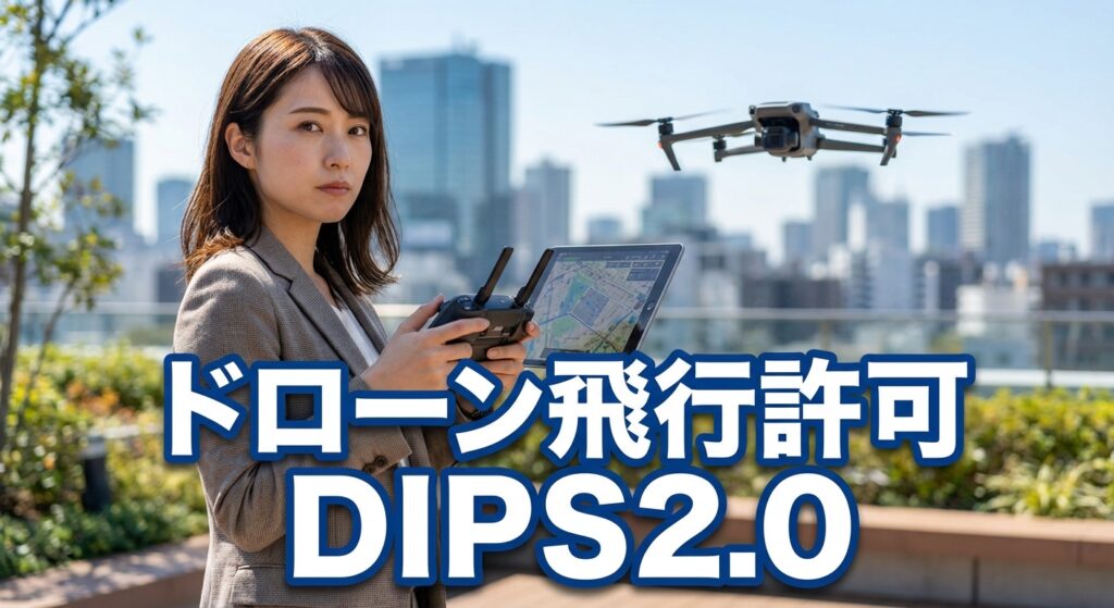 ドローン飛行許可の必要性とDIPS2.0申請手順を解説