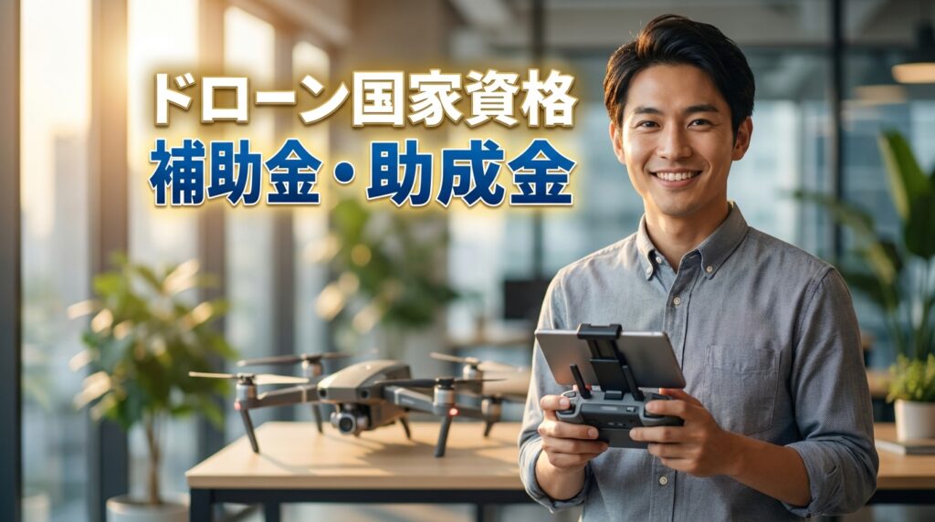 ドローン国家資格の補助金・助成金一覧と申請のコツ