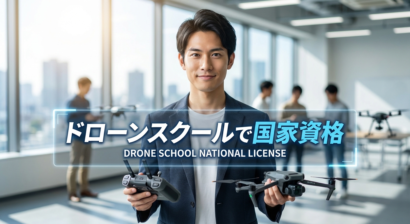 ドローンスクールで国家資格を取る方法と選び方