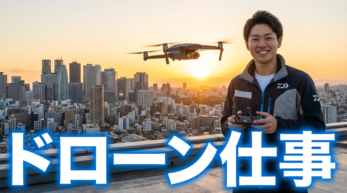ドローン仕事の種類と年収・資格、探し方まで解説