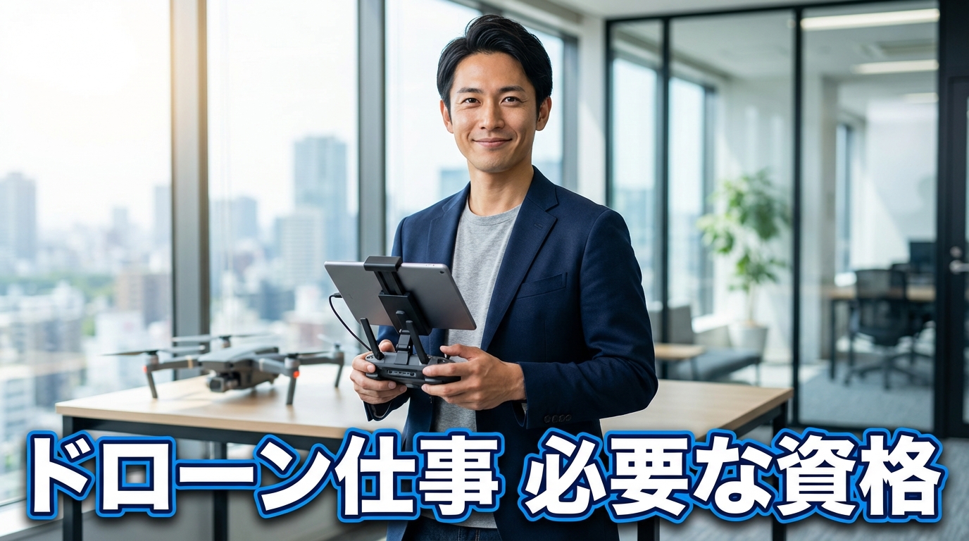 ドローン仕事に必要な資格は？種類と取得ロードマップ