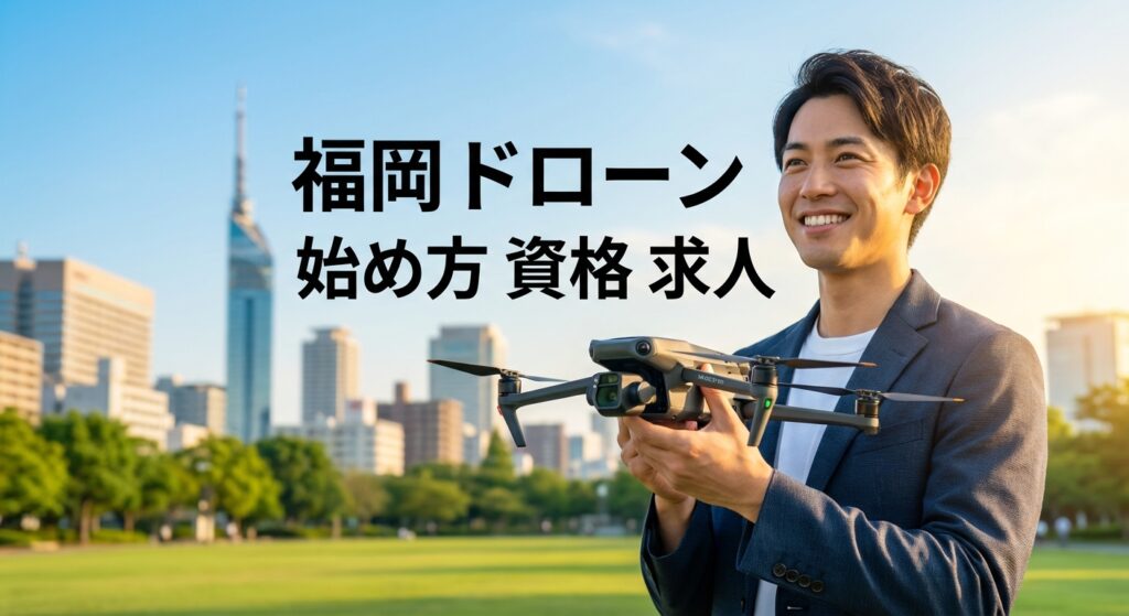福岡 ドローンの始め方とスクール資格求人活用術