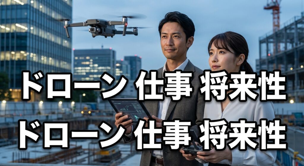 ドローン 仕事 将来性を徹底解説 現実と稼ぐ戦略