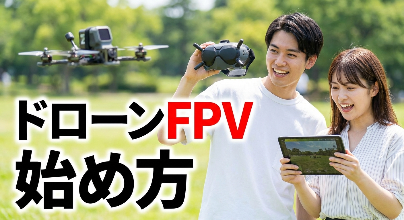 ドローンFPVの始め方と費用や練習法を解説