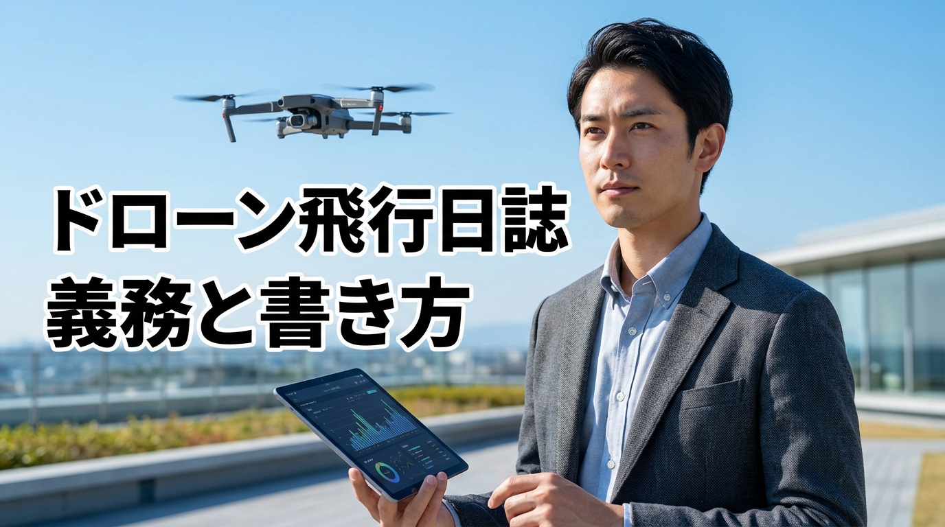 ドローン飛行日誌の義務と書き方実例と管理術