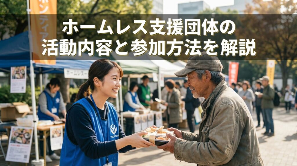 ホームレス支援団体の活動内容と参加方法を解説