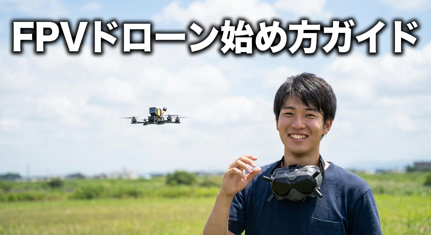 FPVドローン始め方ガイド 機材選びと法律と練習法