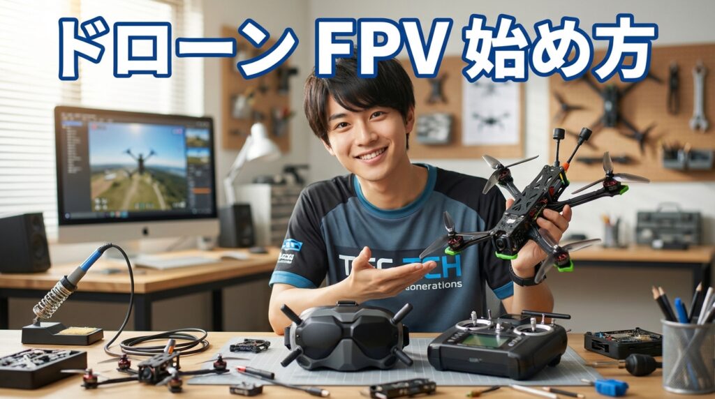 ドローン カメラ 後付け FPVの始め方と必要機材・法規制