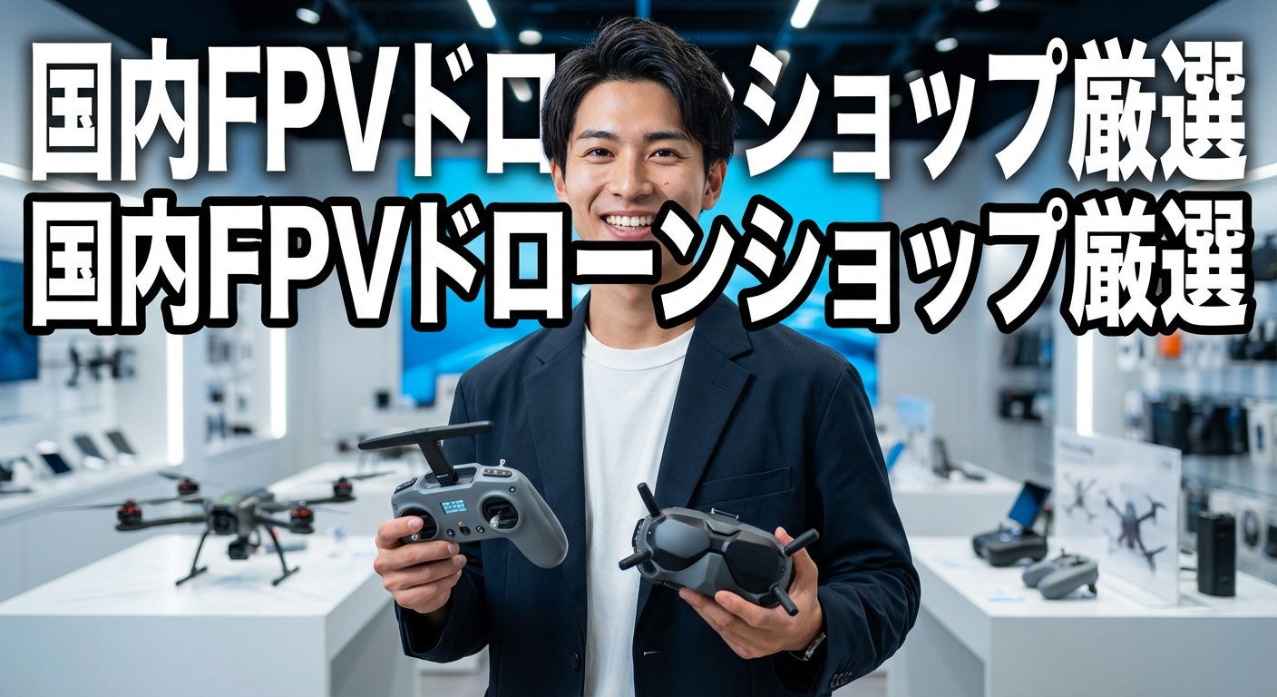 国内FPVドローンショップ厳選と選び方ガイド