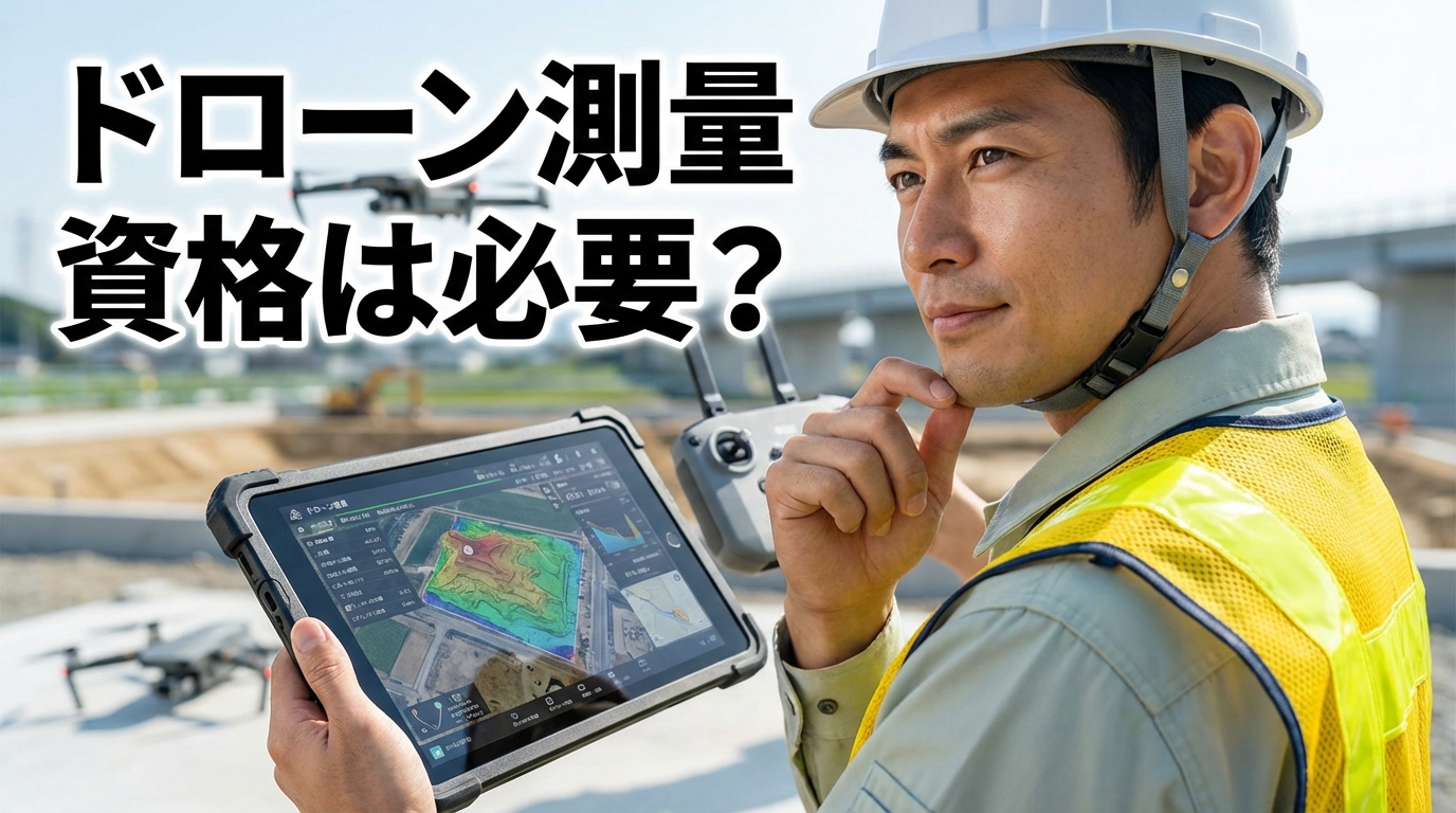 ドローン測量 資格は必要？種類と取得方法・費用を解説