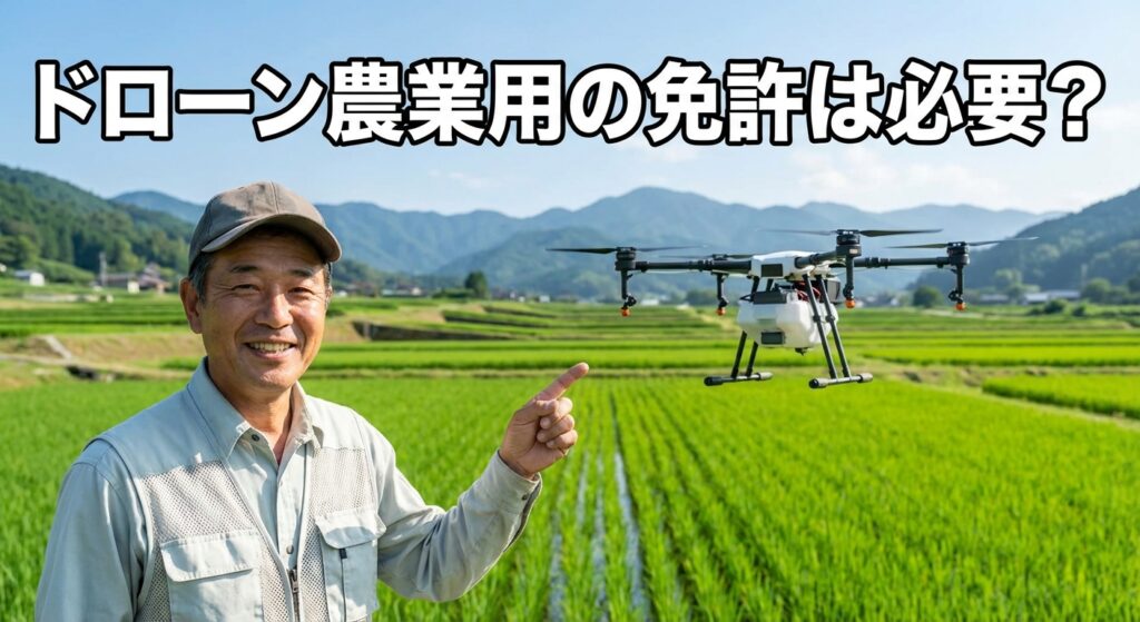 ドローン農業用の免許は必要？費用と講習も解説
