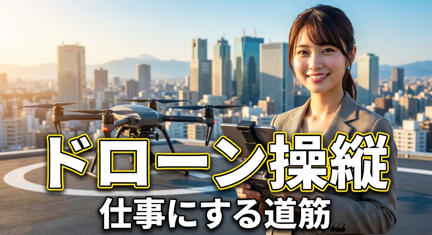 ドローン操縦の始め方と仕事にする道筋を解説