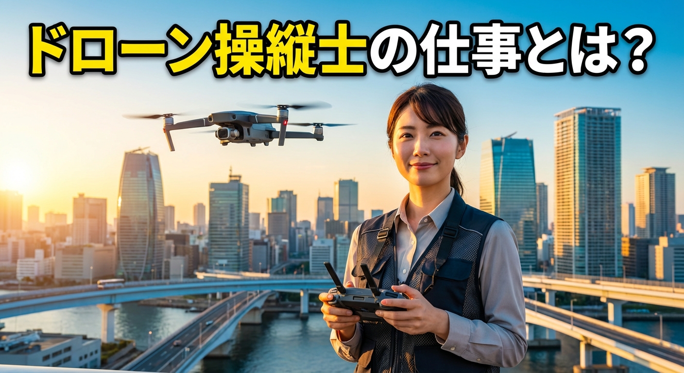 ドローン操縦士の仕事とは？仕事内容・年収・未経験と副業まで