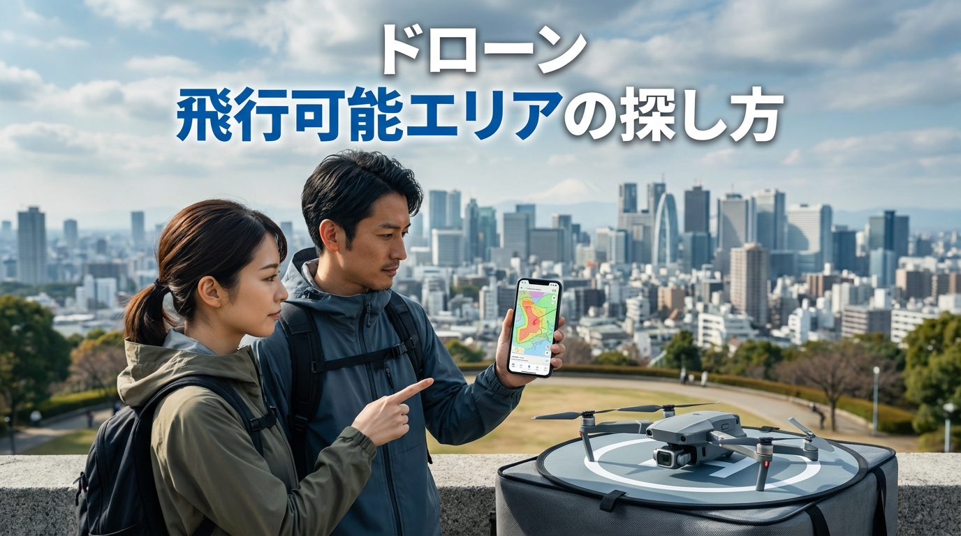 ドローン 飛行可能エリアの探し方と法律・申請・チェックリスト