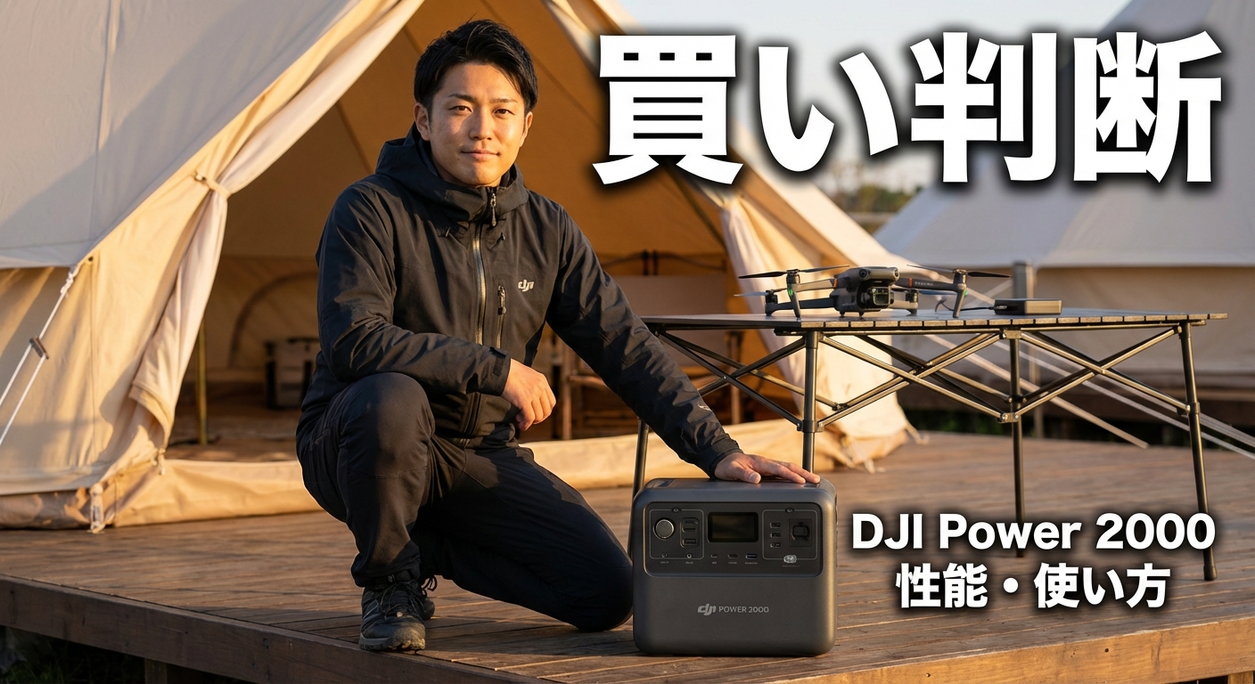 DJI Power 2000の性能・使い方と他社比較で買い判断
