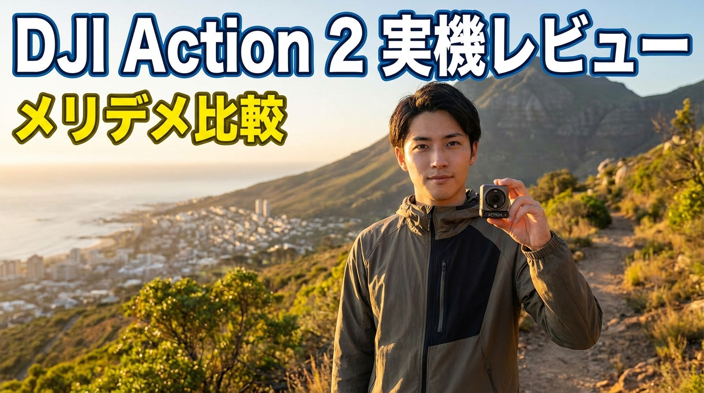 DJI Action 2実機レビューとメリデメ比較まとめ
