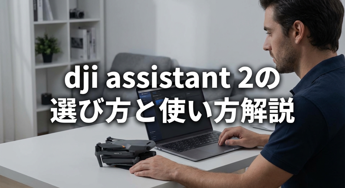 dji assistant 2の選び方と使い方解説